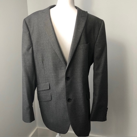 Billy London UK Blazer With Interior Skull Designs Gray/Black and Ref Size 44R - Picture 1 of 8